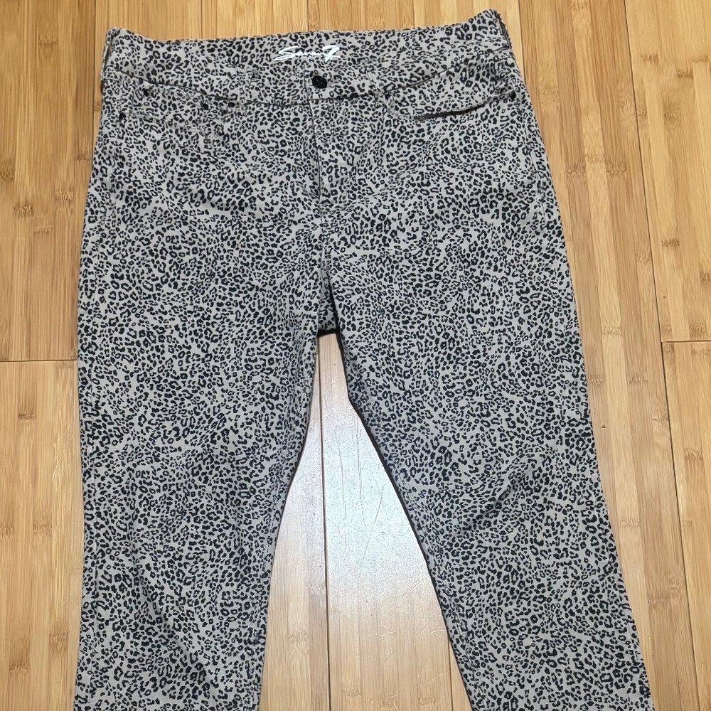 Animal Print Seven Jeans Size 16